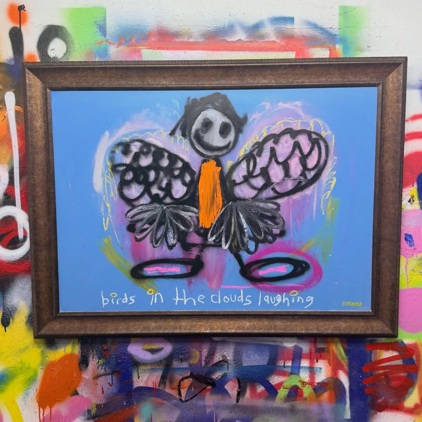 Birds In The Clouds Laughing