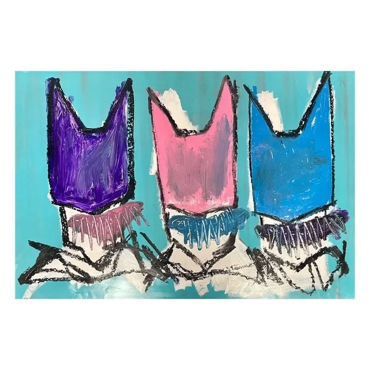 #tbt Letters from the summer. This was from my Childhood Bubble Gum series back in 2021. I painted this with spray paint and oil pigments.