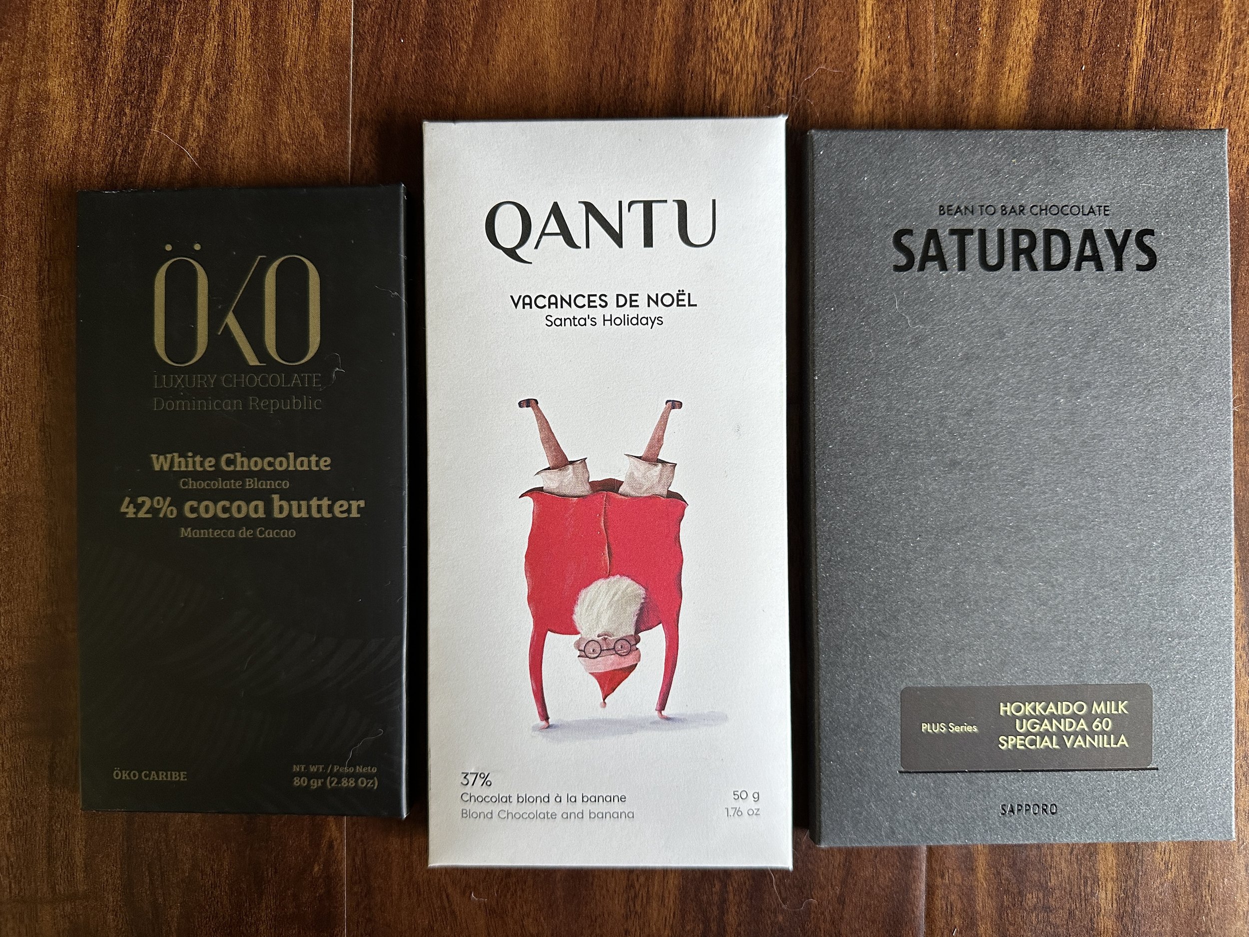 Luxury White & Blond Chocolate (3 Full-Size Bars)