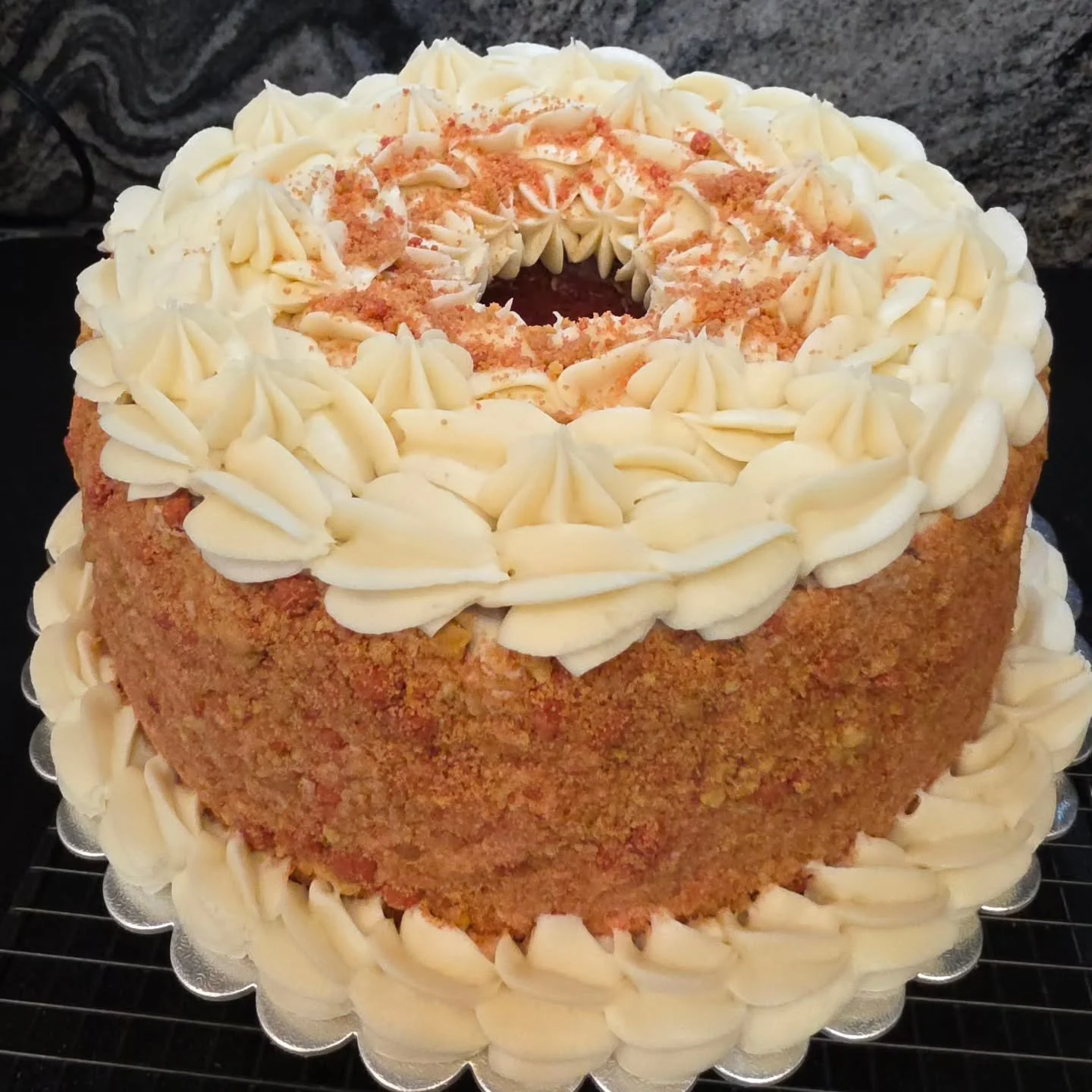 Mile High Strawberry Crunch Pound Cake for the win! LHM!!!