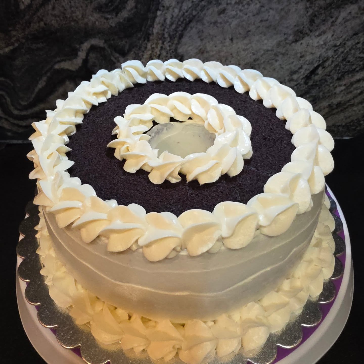 Black Velvet Pound Cake. Yes.