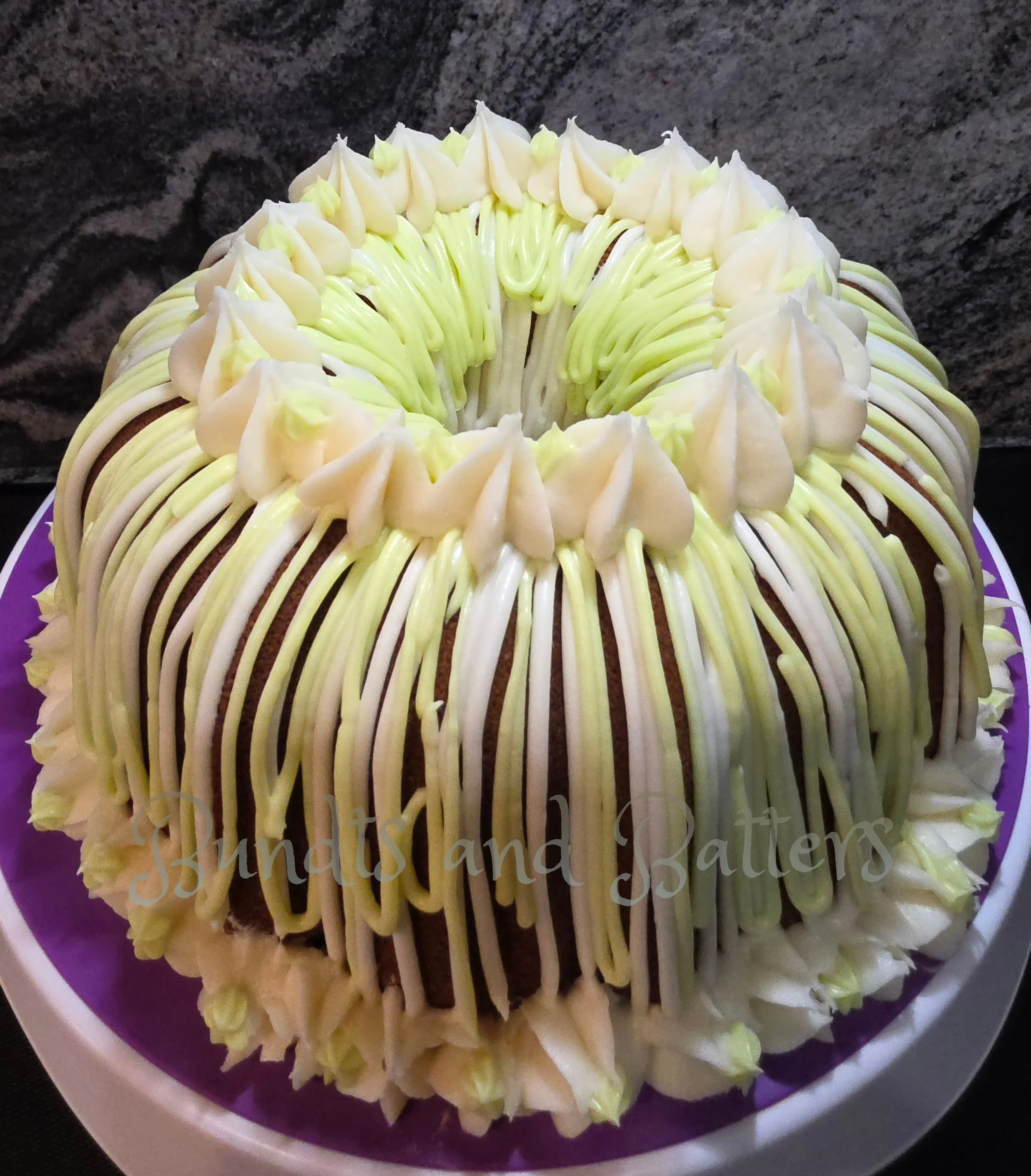 Key Lime Pound Cake with Cream Cheese Frosting 