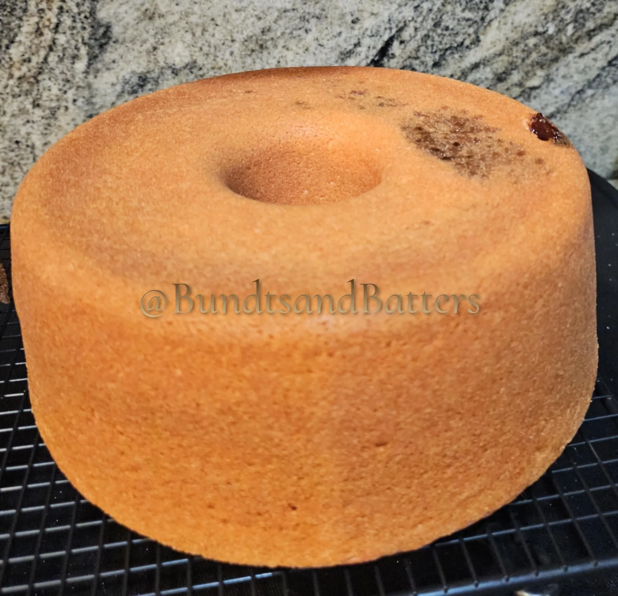 Traditional Vanilla Pound Cake with Guava Filling