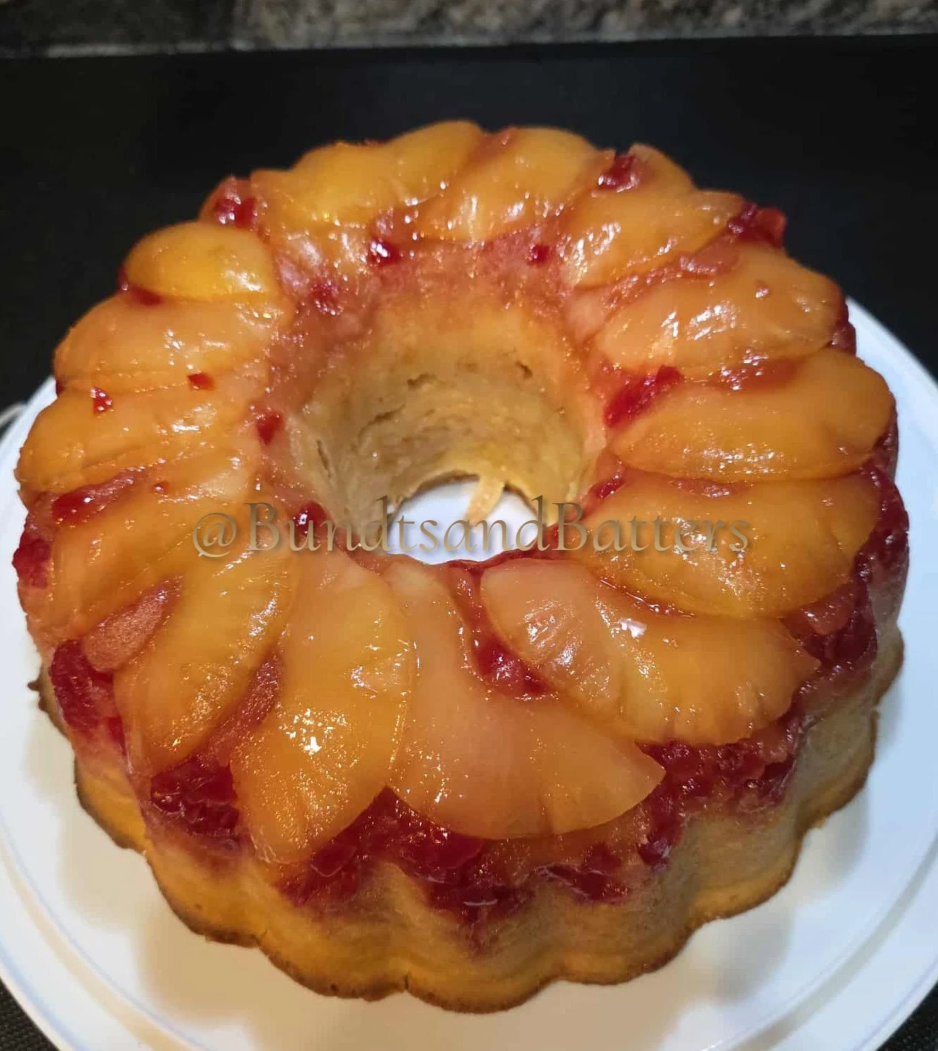 Pineapple Upside Down Pound Cake
