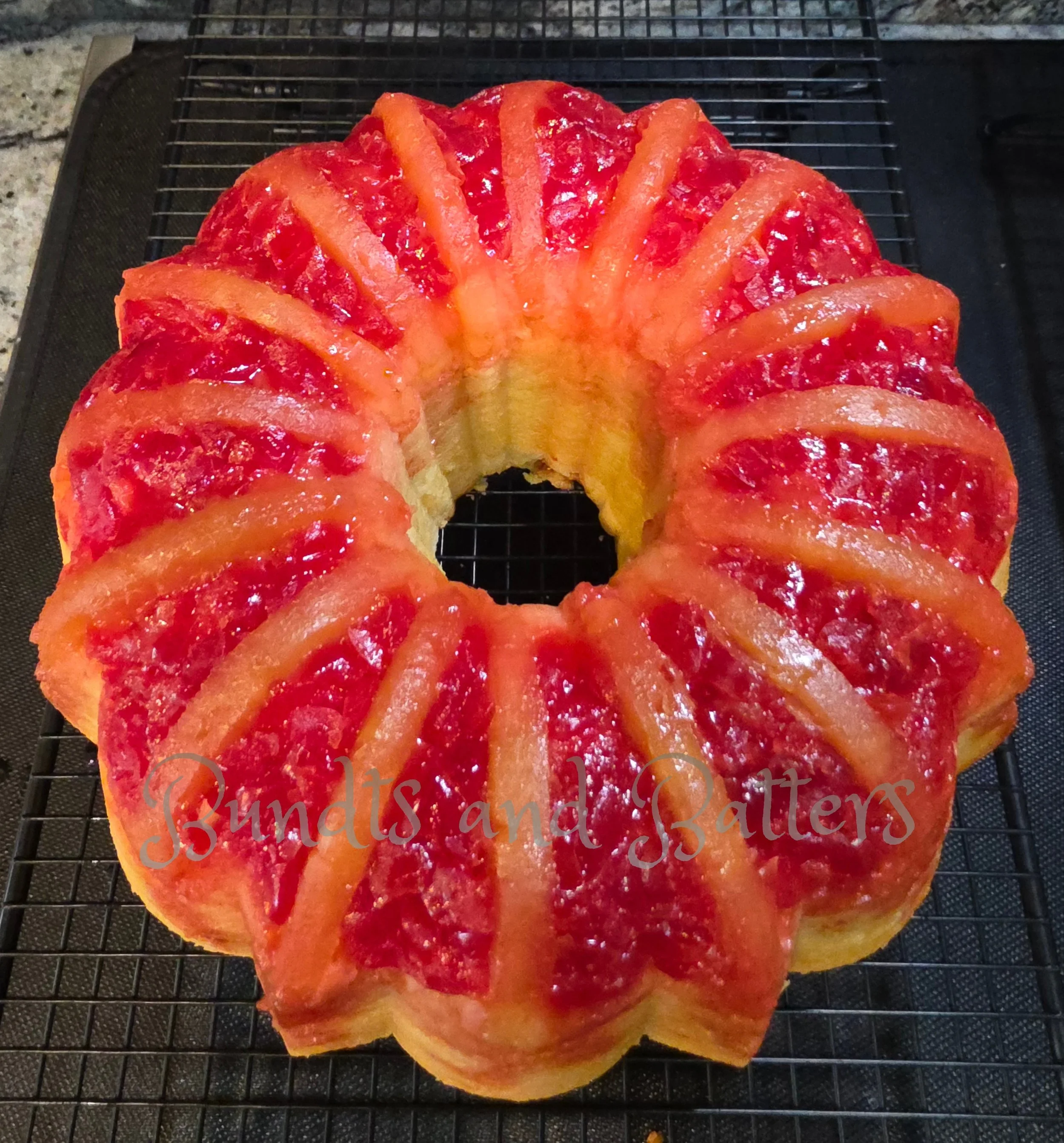 Pineapple Upside Down Pound Cake