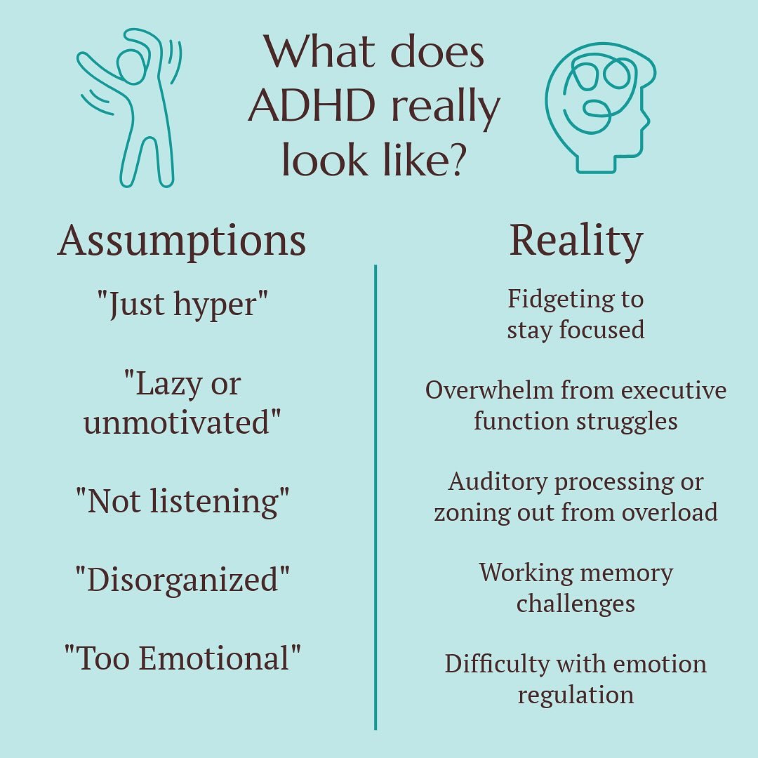 ADHD is more than what meets the eye. What’s often misunderstood as laziness, disorganization, or being “too emotional” is actually the result of real neurological differences like executive functioning struggles, working memory cha