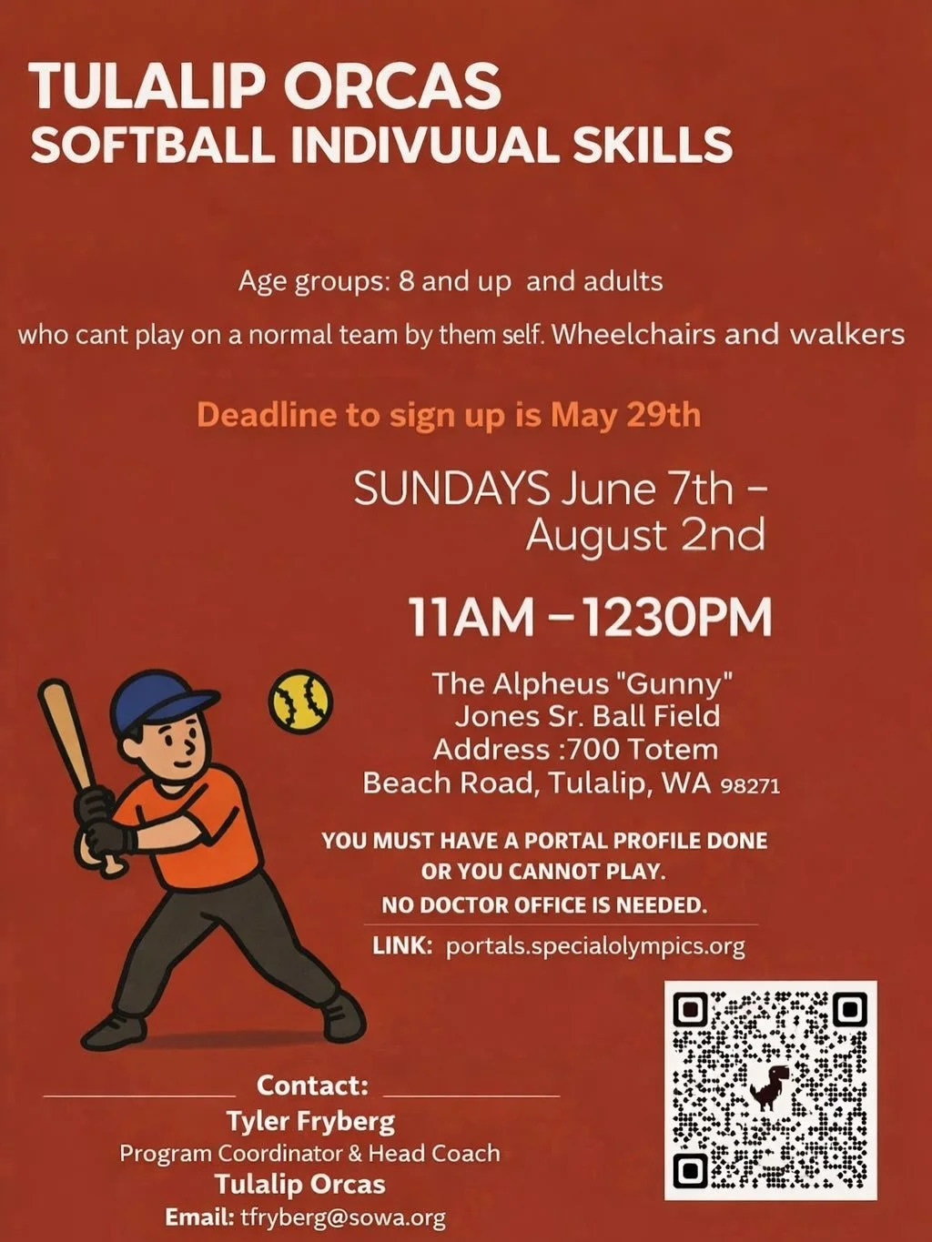 ⚾🏀 Inclusive Sports Opportunities in Our Community!

We love sharing resources that create more inclusive spaces for neurodivergent and disabled youth and adults. The Tulalip Orcas Special Olympics program has several opportunities coming up, includ