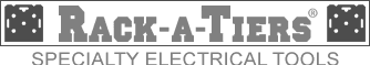 Logo of Rack-A-Tiers, a brand specializing in electrical tools.