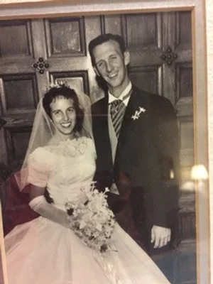 THERESA BINCKLEY '53 AND RICHARD BYRNE '53
MARRIED: JUNE 28, 1958