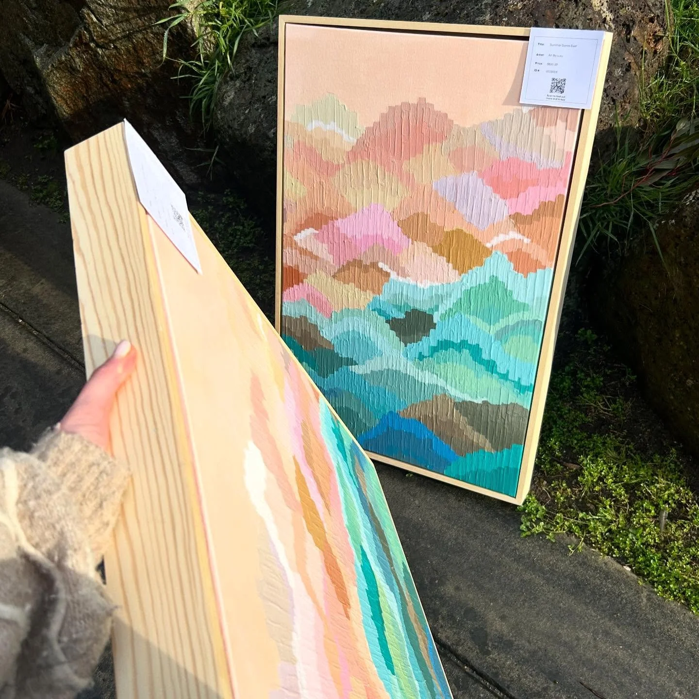 It&rsquo;s a very bitter/ sweet feeling saying goodbye to these stunners today 💖 I LOVED painting this set! I put an incredible amount of love and energy into the creation of this palette and style. I was convinced they&rsquo;d be the first pieces t