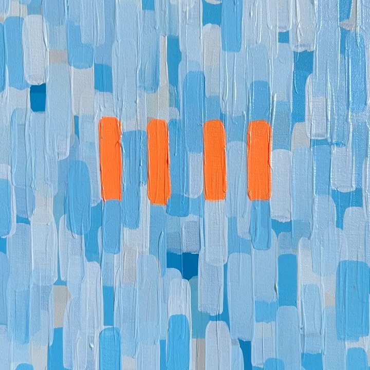 My latest commission has been collected and I hope the buyer is just as obsessed as what I am! 😍 This one is a special Christmas gift 🤫 
&bull;
It&rsquo;s a 140x100cm commissioned piece in my layered style with a custom oak frame from @fantasticfra