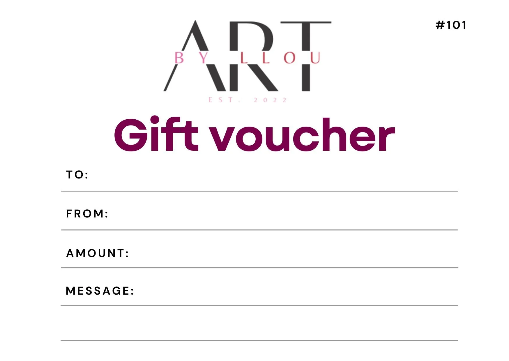 GIFT VOUCHER