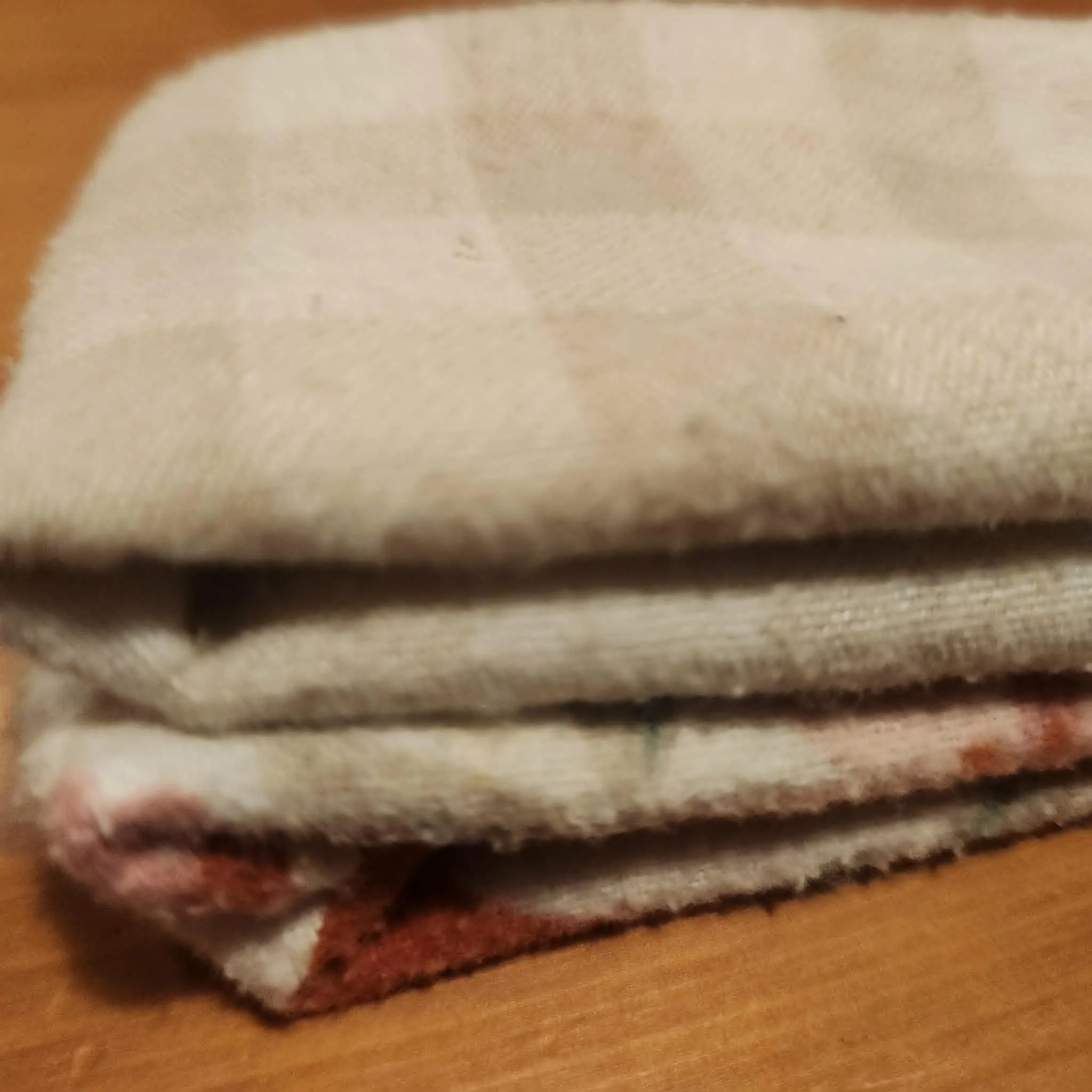 Upcycle Baby Cloths into Napkins