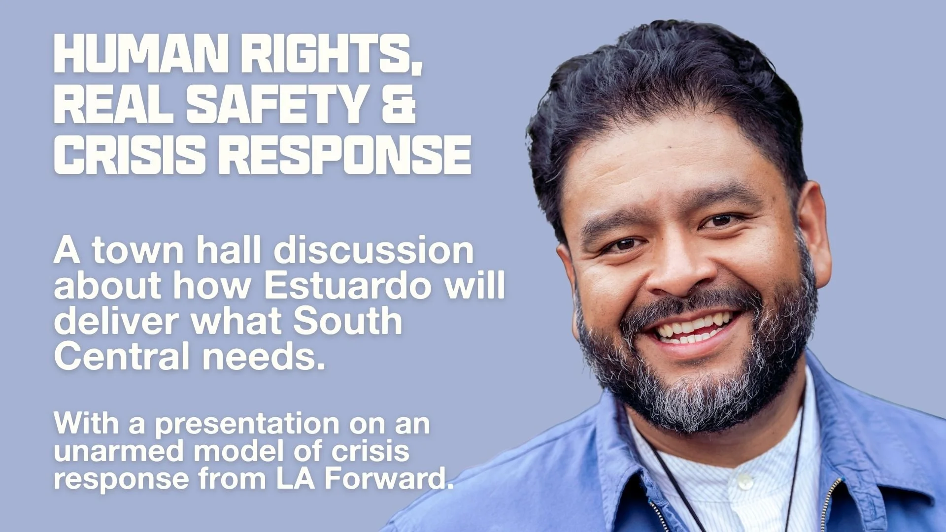 Human Rights, Real Safety &amp; Crisis Response - Town Hall Discussion