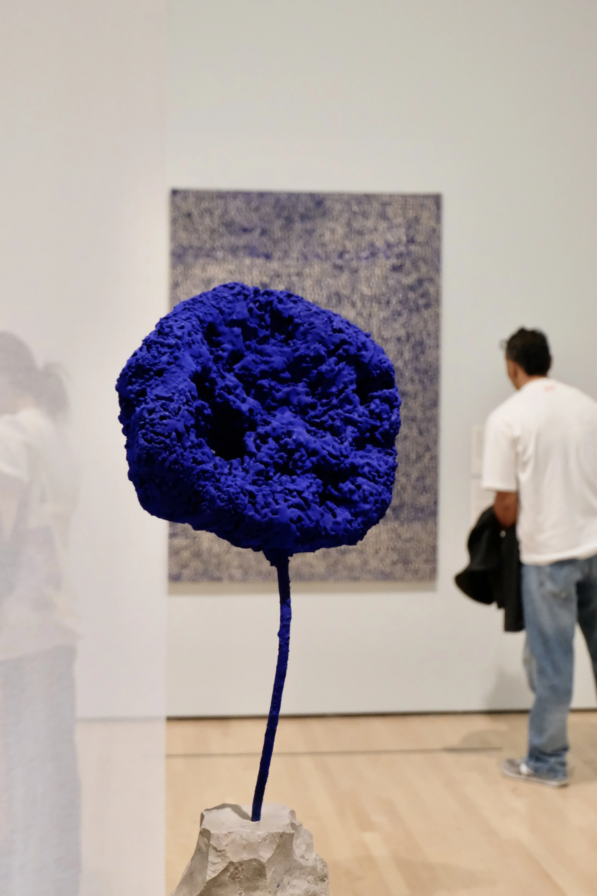  Yves Klein,  Éponge (SE251) (Sponge [SE 251])  (1961). SFMOMA, bequest of Phyllis C. Wattis. Photography © The Noun. 