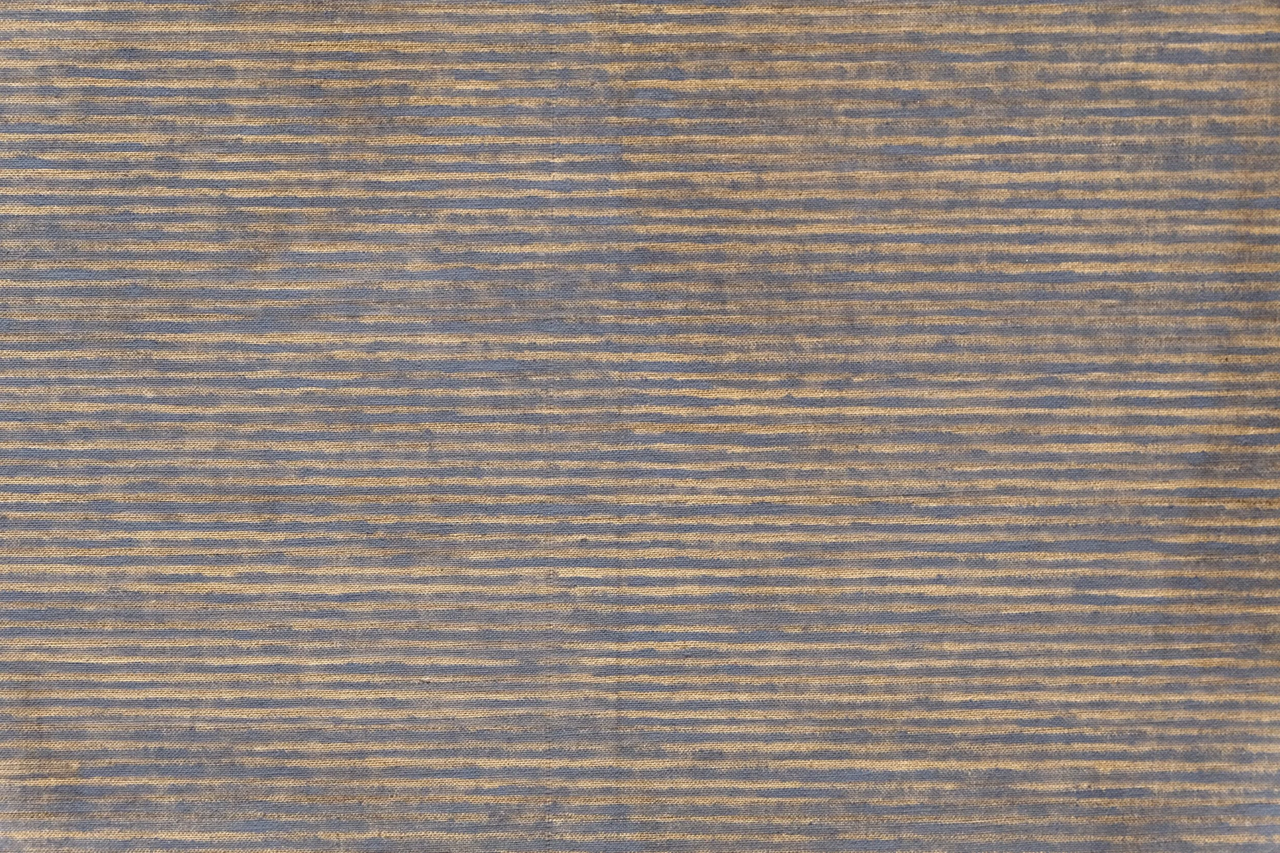  Agnes Martin, detail of  Falling Blue  (1963). SFMOMA, gift of Mr. and Mrs. Moses Lasky. © Estate of Agnes Martin / Artists Rights Society (ARS), New York. Photography © The Noun. 