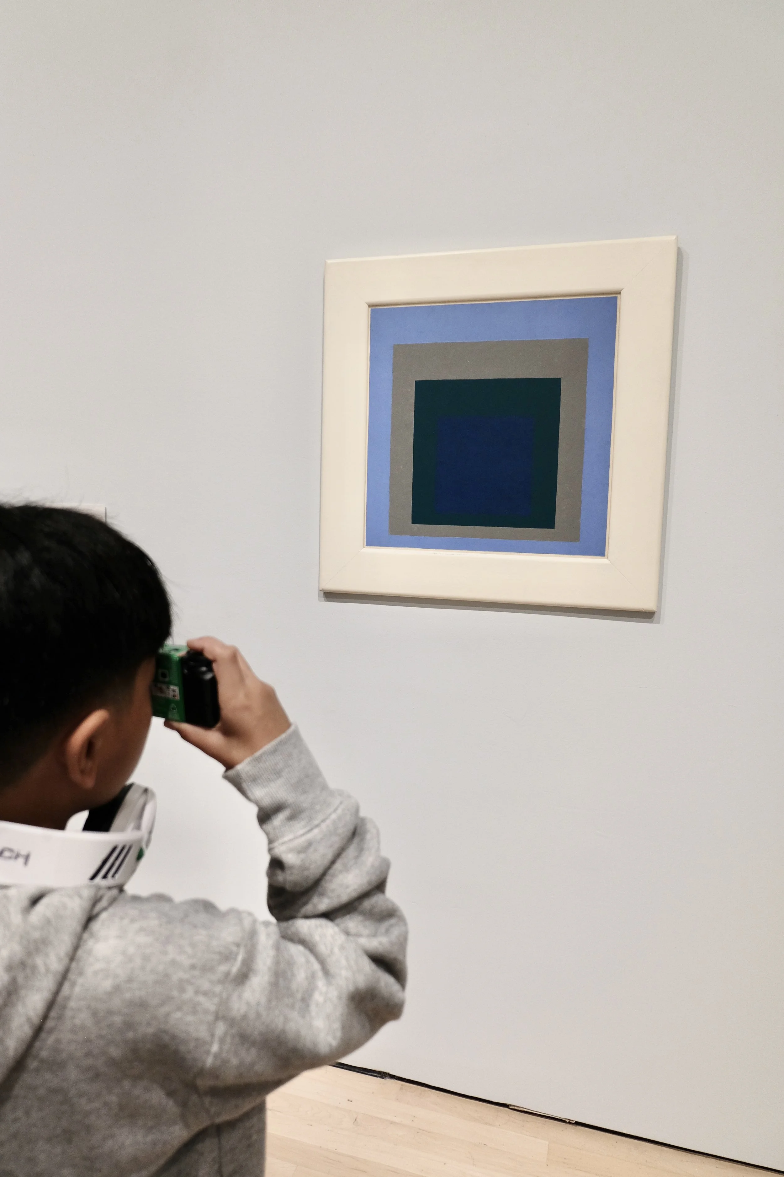  Josef Albers,  Homage to the Square: Secluded  (1951). SFMOMA, gift of Anni Albers and the Josef Albers Foundation. Photography © The Noun. 