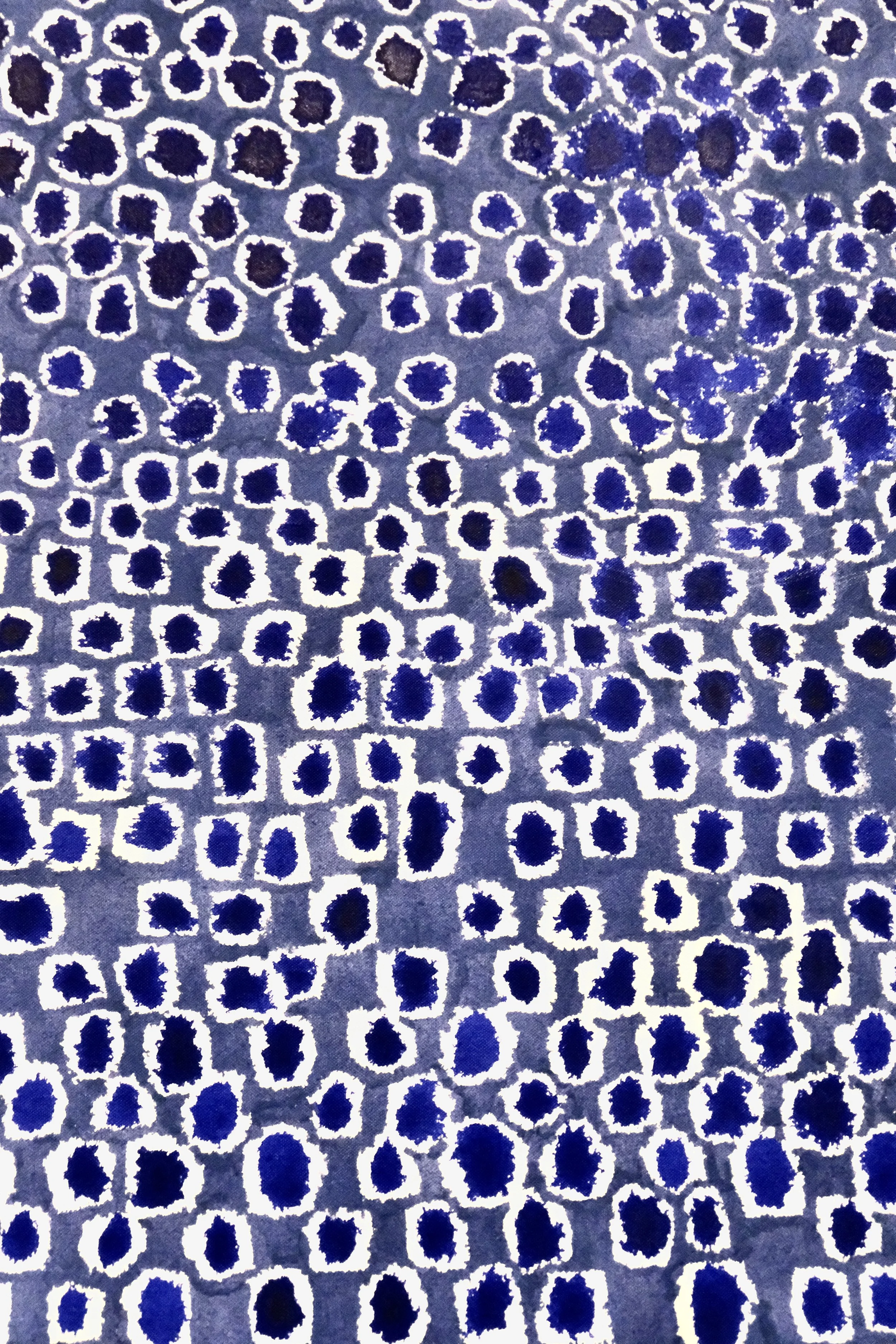  Kim Whanki, detail of 26-I-70 #141 (1970). San Francisco Museum of Modern Art. Photography © The Noun. 