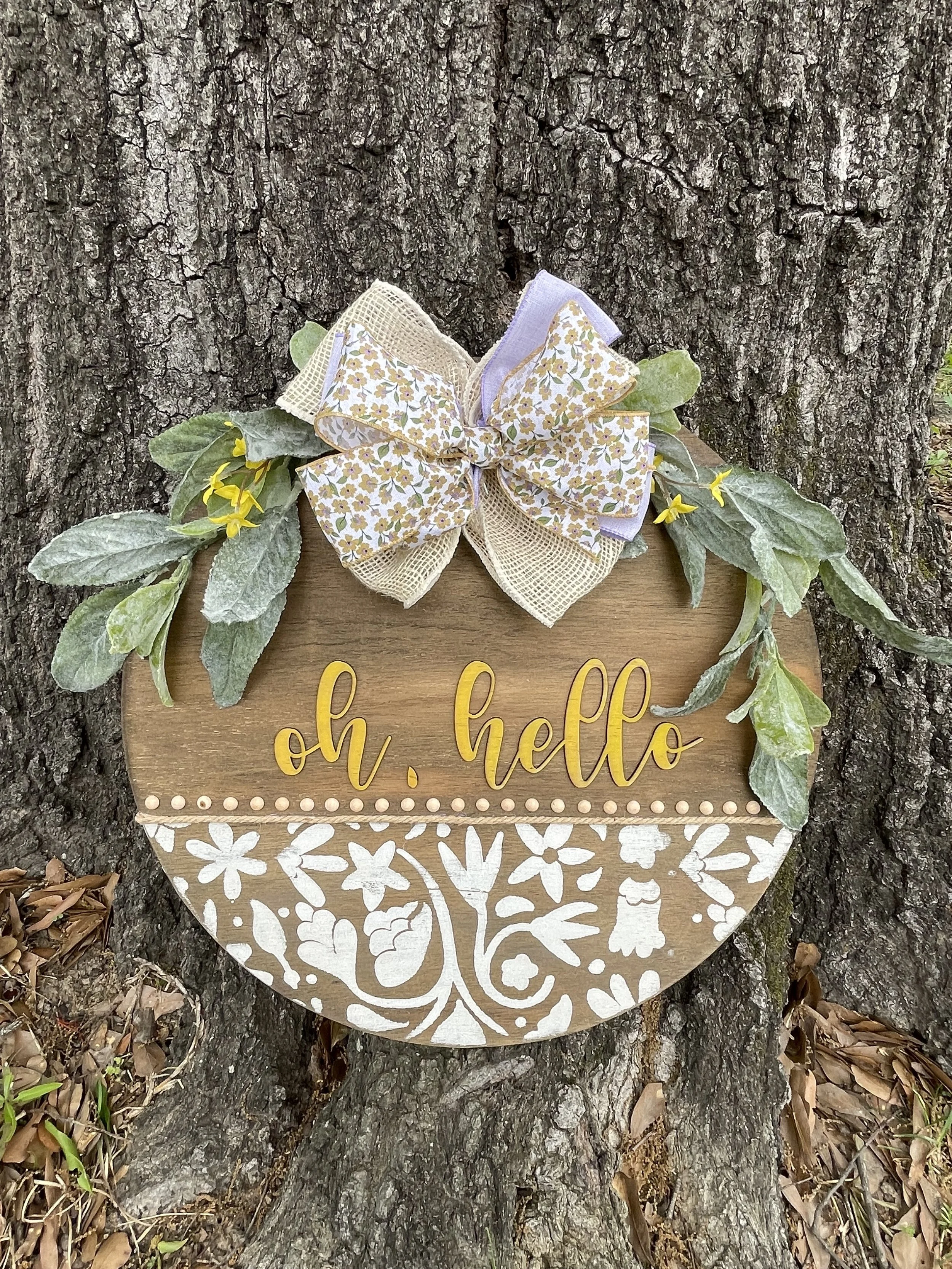Oh, Hello Boho Door Hanger