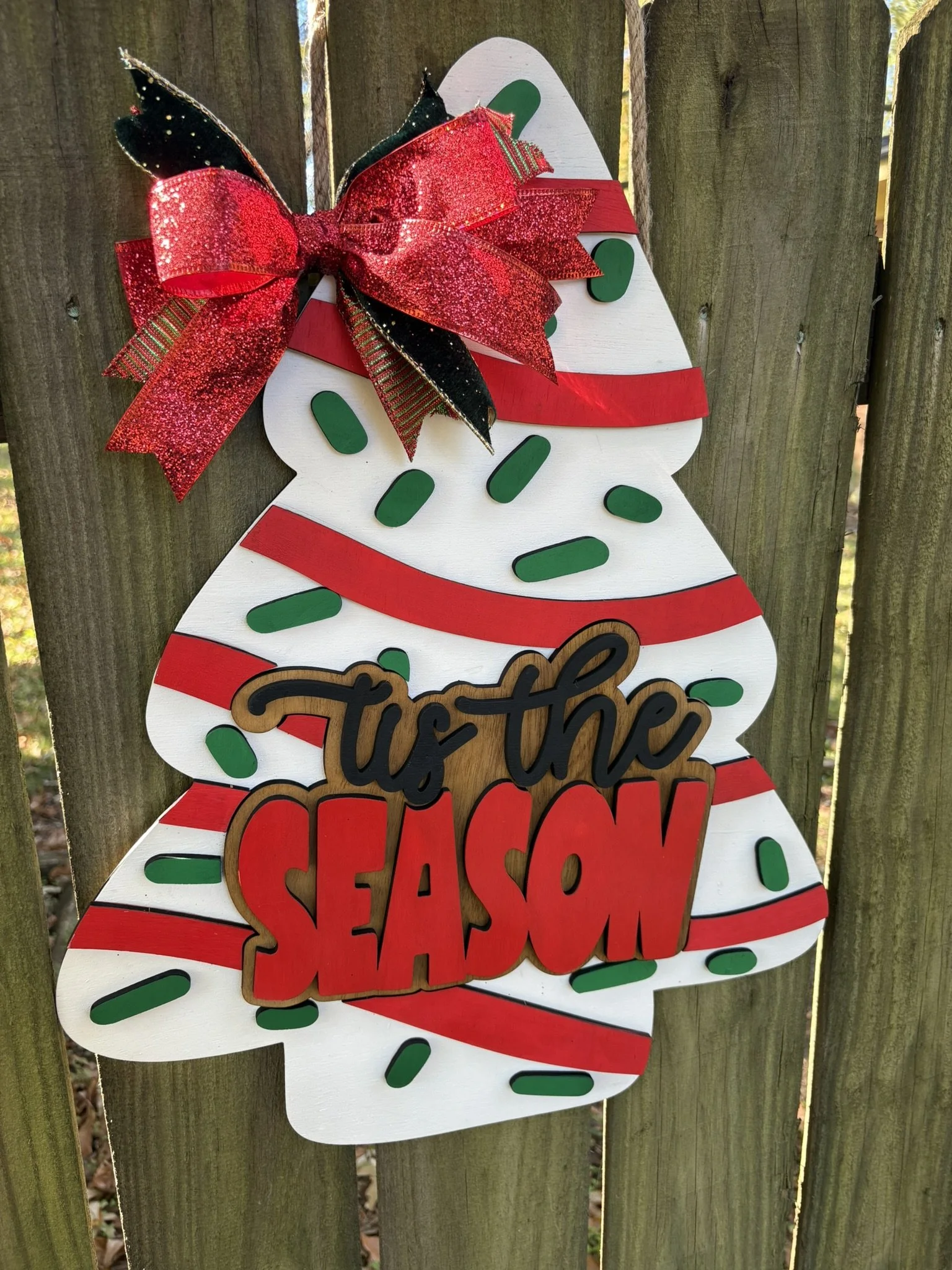 ❤️🎄 Little Debbie Christmas Tree Door Hanger 🎄❤️