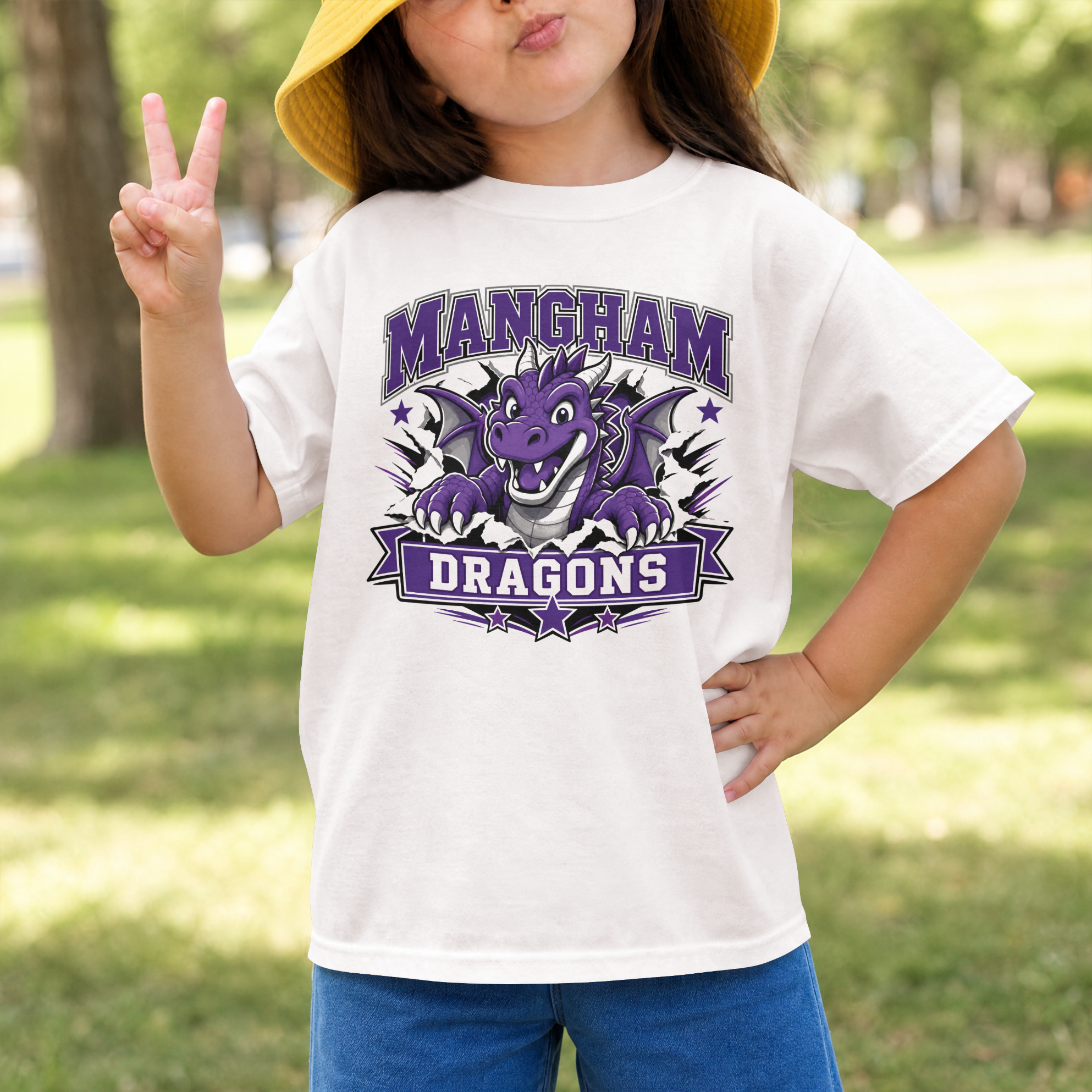 Mangham Dragons Youth Spirit Shirt