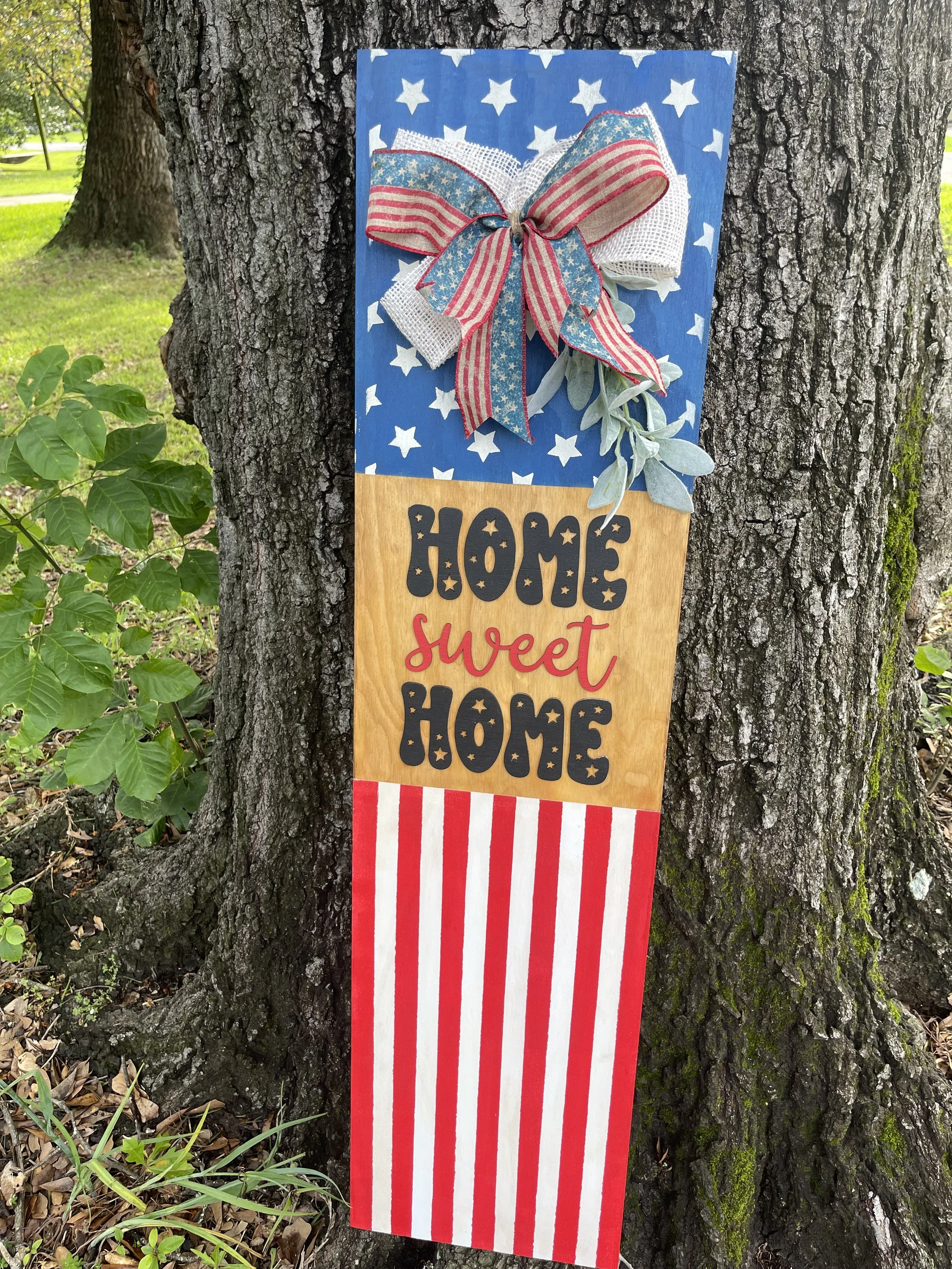 🇺🇸Home Sweet Home Stars & Stripes Porch Leaner🇺🇸