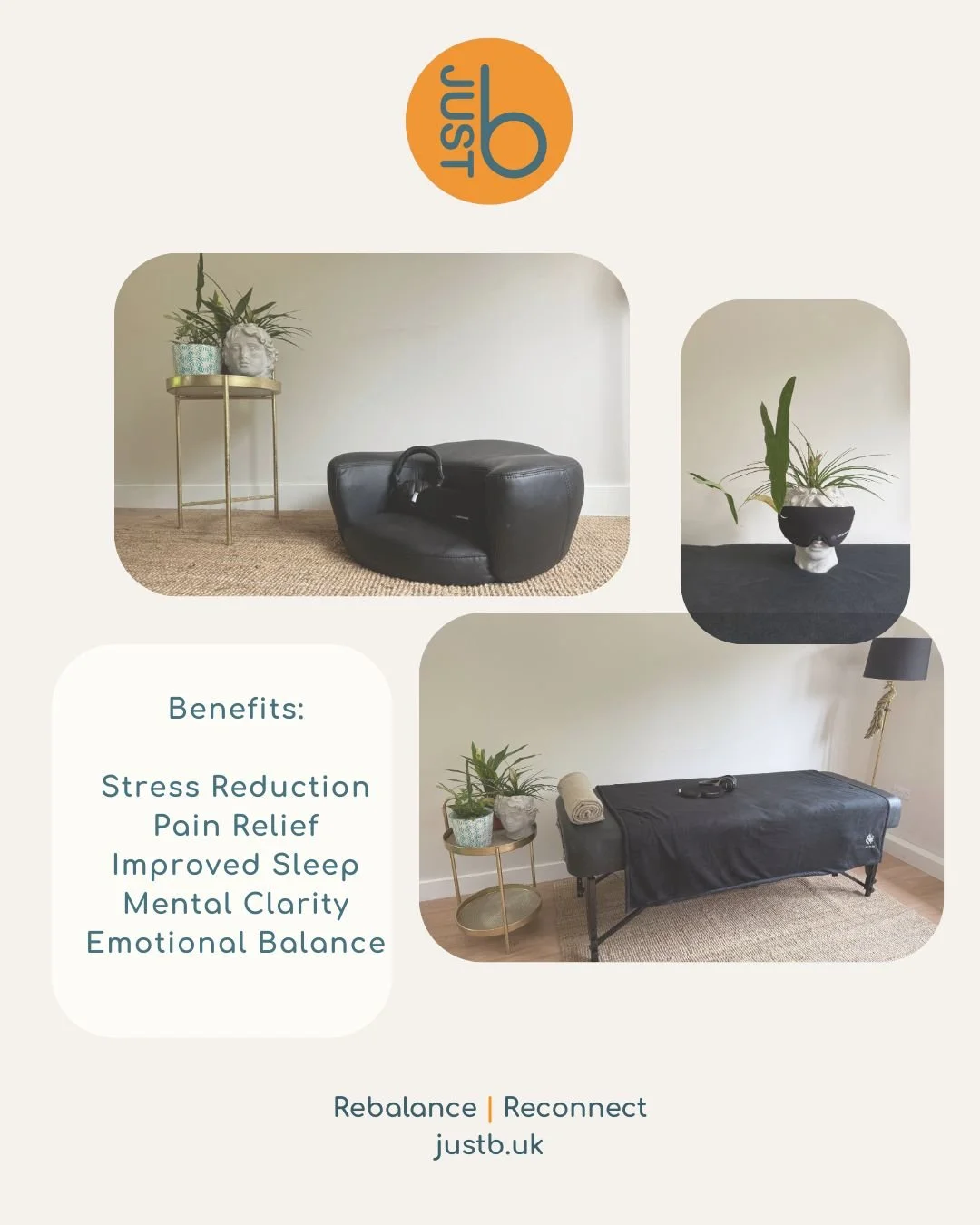 Your body knows how to heal &mdash; sometimes it just needs the right frequency.

Vibroacoustic therapy can help you:
&bull; release built-up stress
&bull; ease physical tension
&bull; sleep more deeply
&bull; quiet the mind
&bull; feel emotionally l