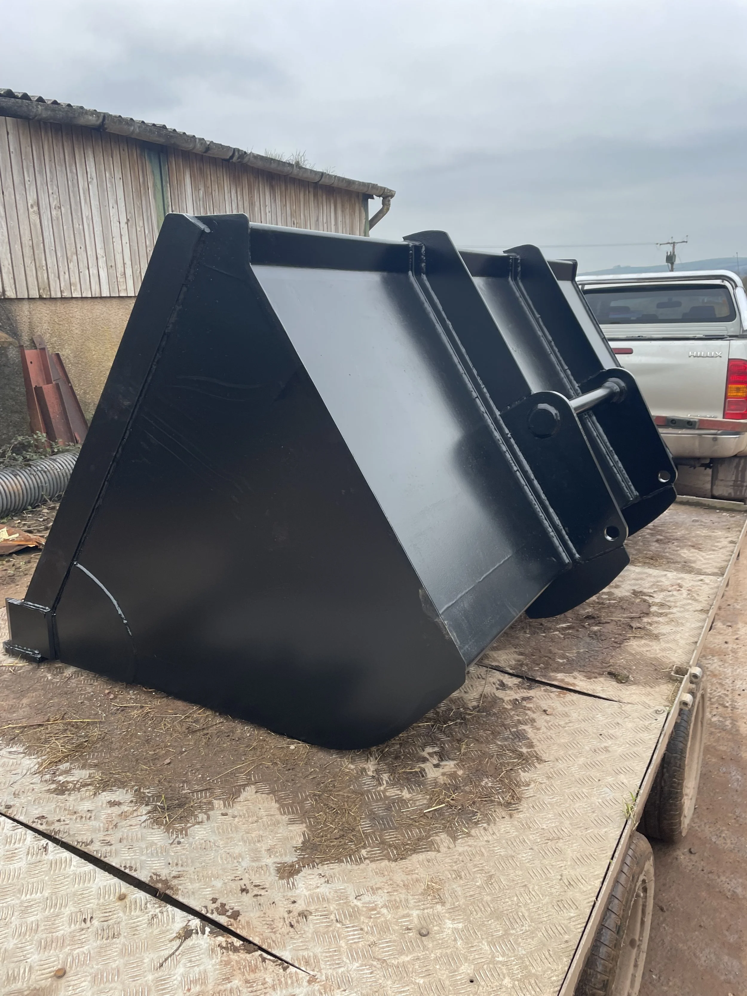2m3 telehandler bucket fabricated for a customer