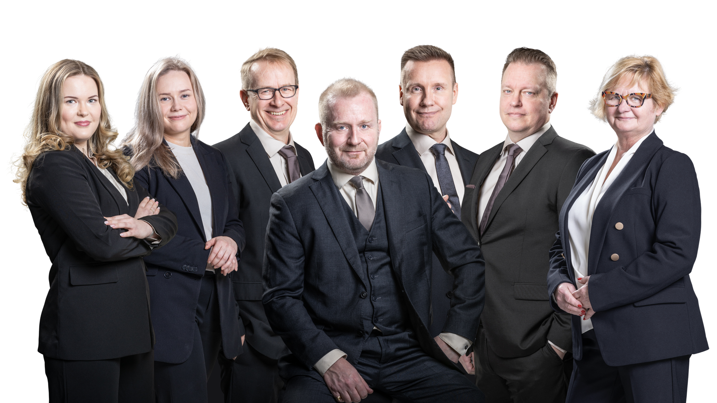 Asianajotoimisto Petteri Keinänen Oy:n henkilökuntaa.