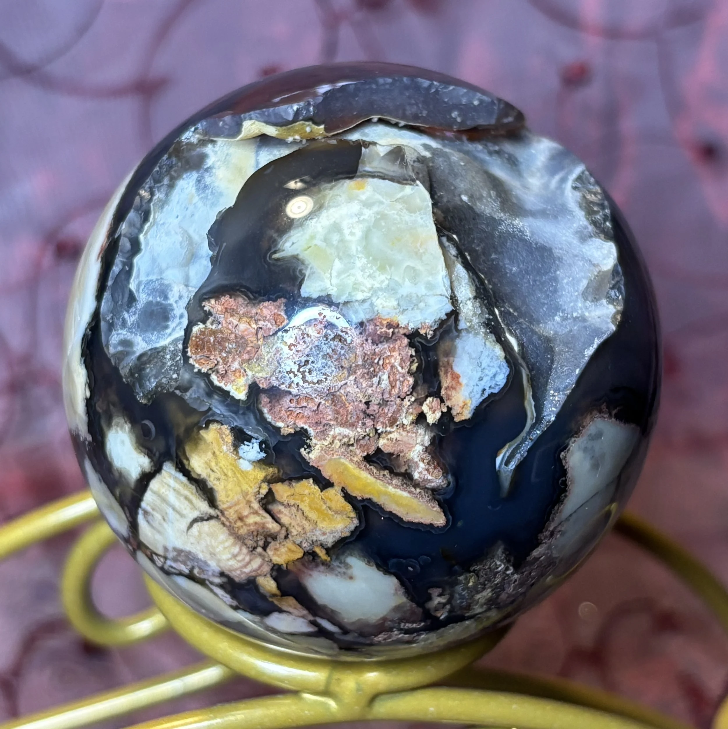 Septarian Stone Sphere