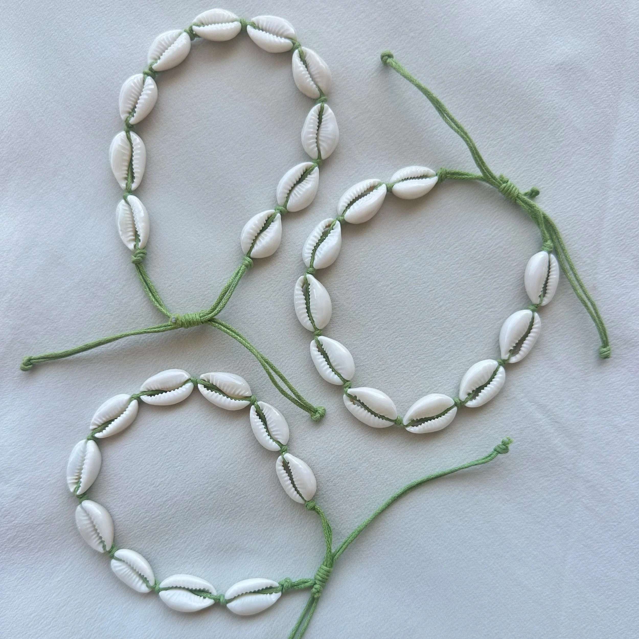 Cowrie shell bracelets / anklets