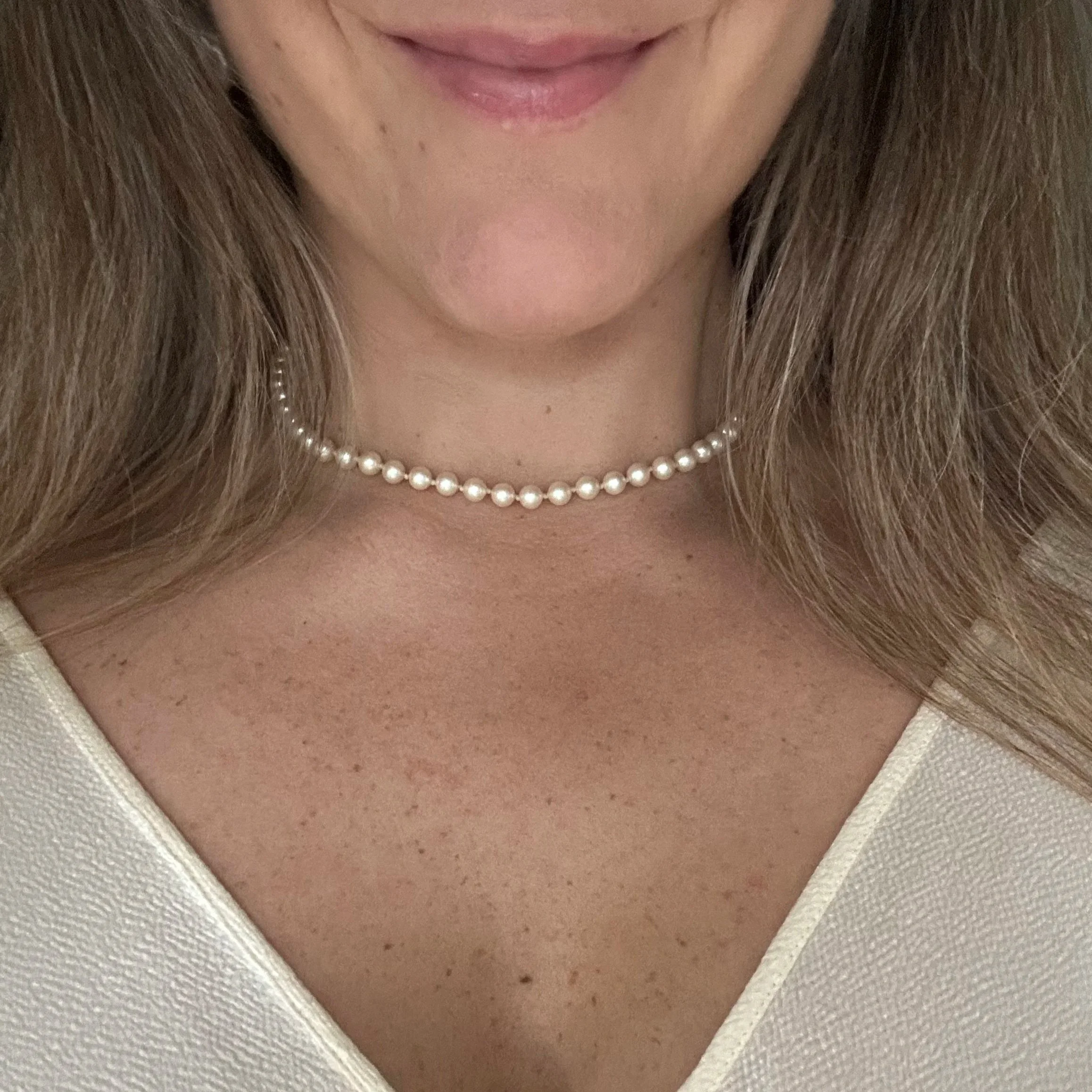 Vintage shell based pearls