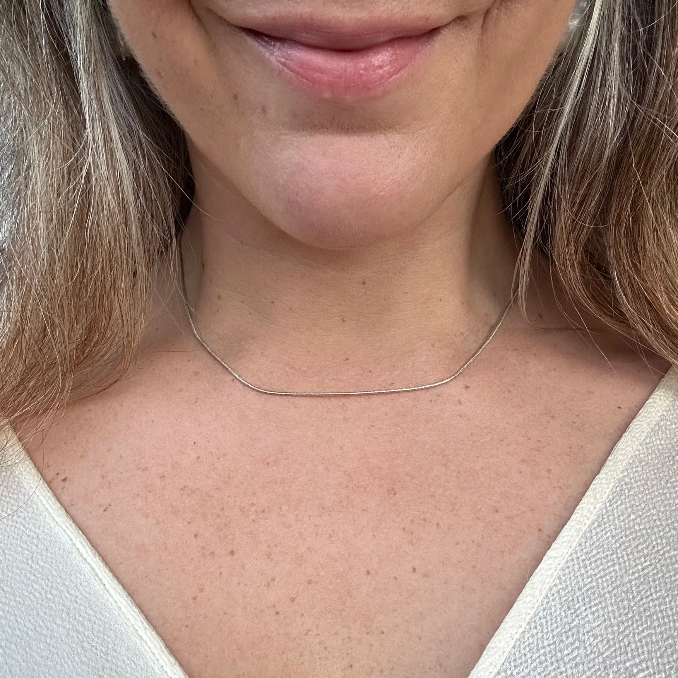 c. 45cm vintage sterling silver chains