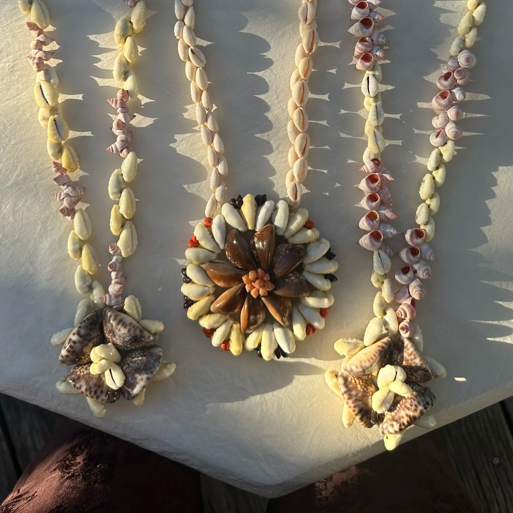 Vintage shell necklaces