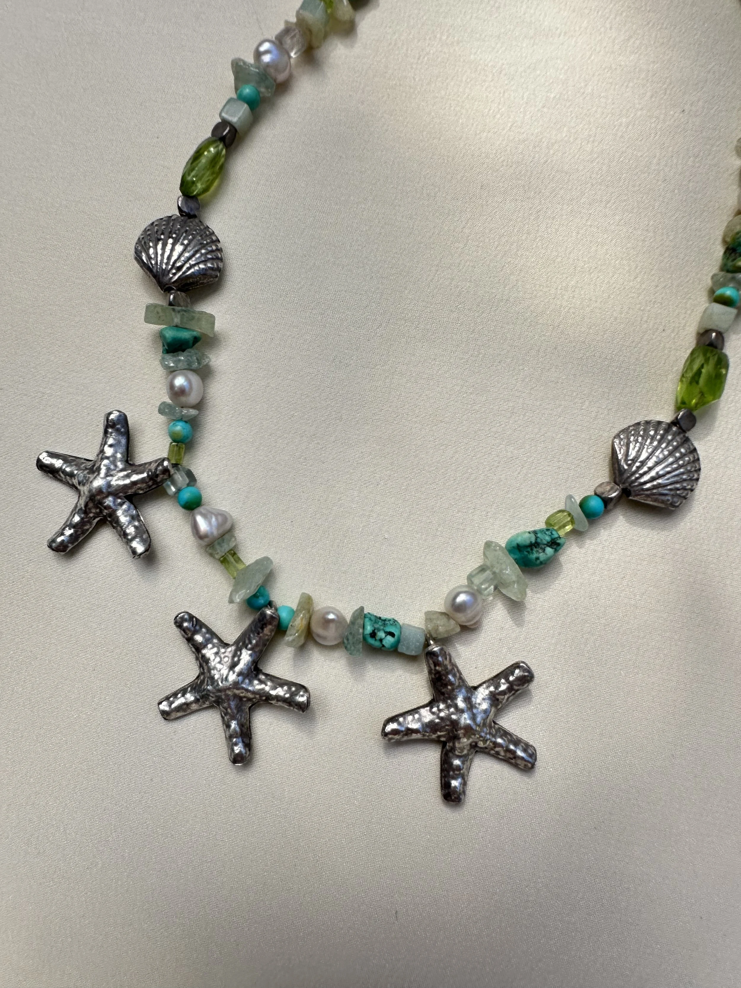 Vintage mermaid necklace