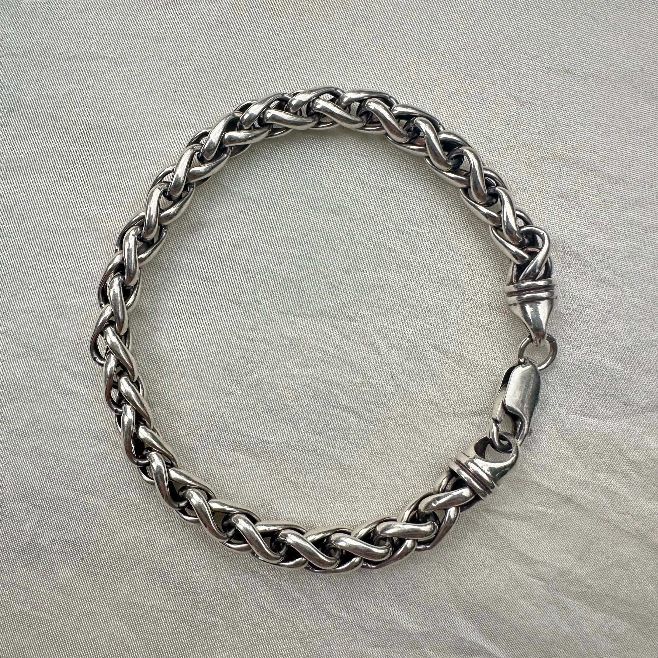 Heavy vintage sterling bracelet