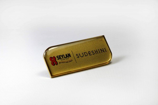 A gold-colored tin with the brand name 'SEYLAN' and the product name 'SU DESHINI' on it, placed on a white surface.