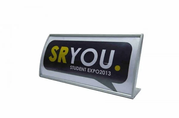 A sign for the SR YOU Student Expo 2013 with black, yellow, and gray text on a white background.