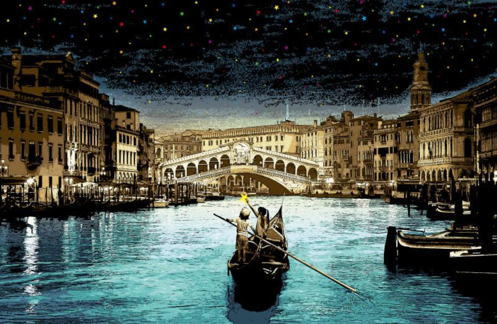 絵画 Roamcouch Wish Upon a Star - Venice AP O*Y様 Roamcouch Wish 