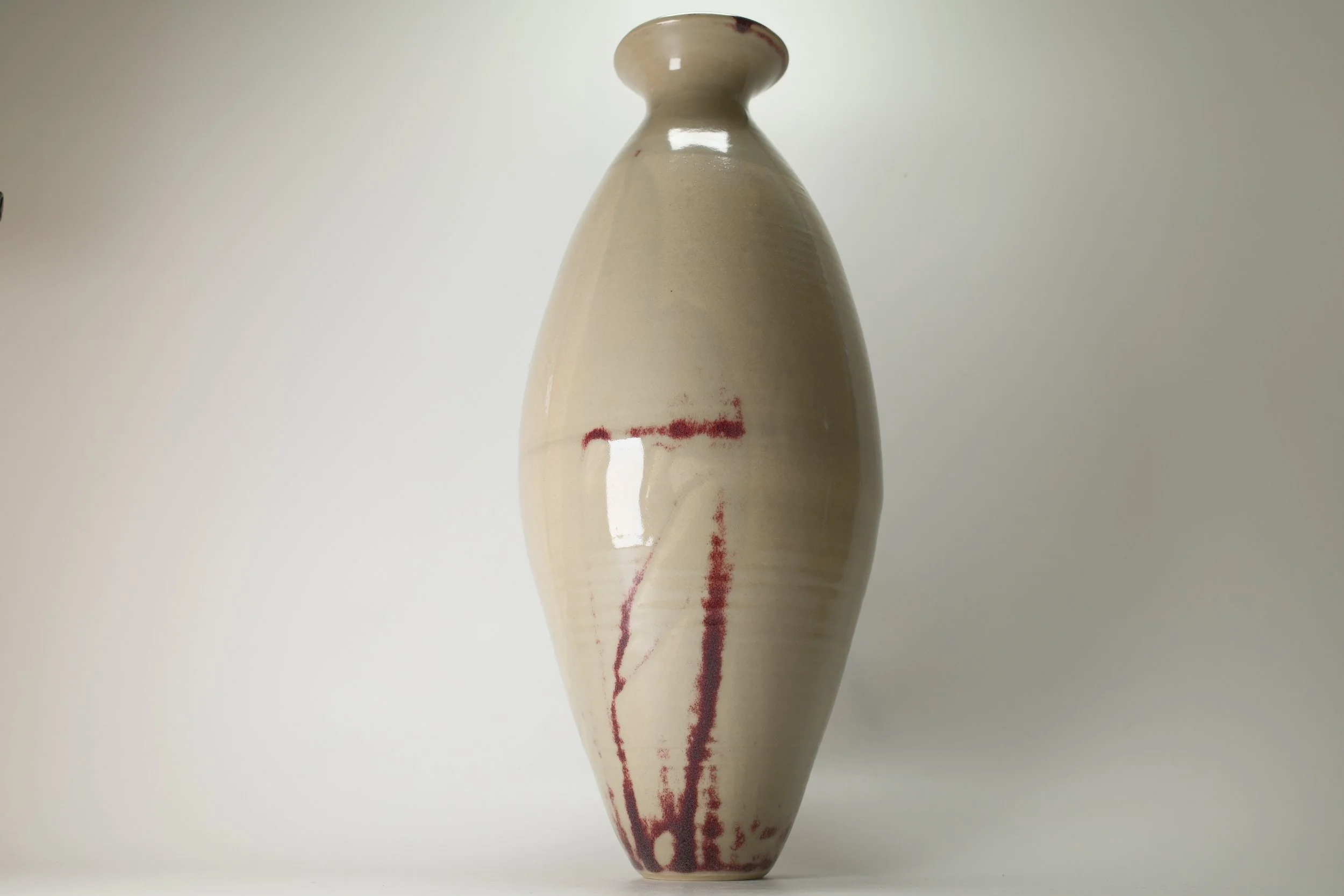Tall Plum Veil Vase No. 36