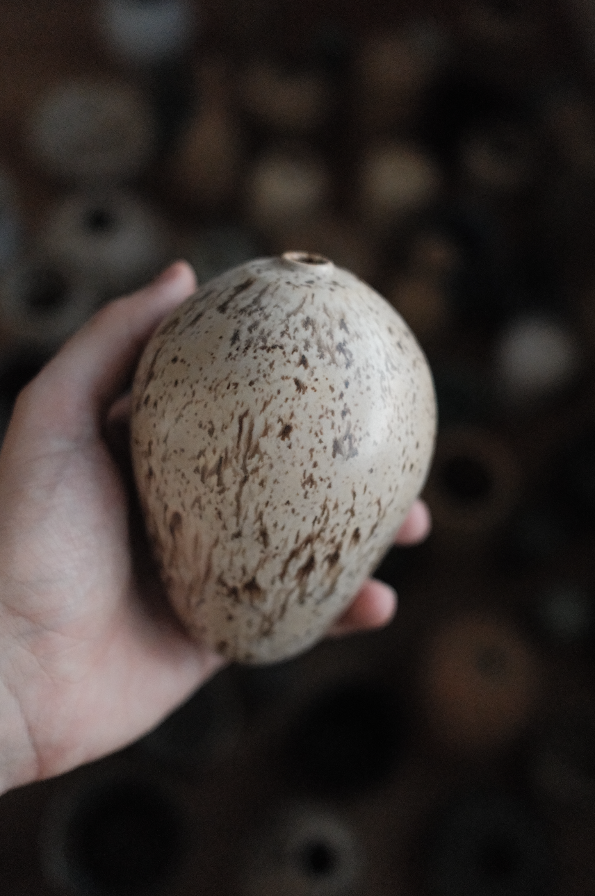 Speckled Bulb Vase No. 76