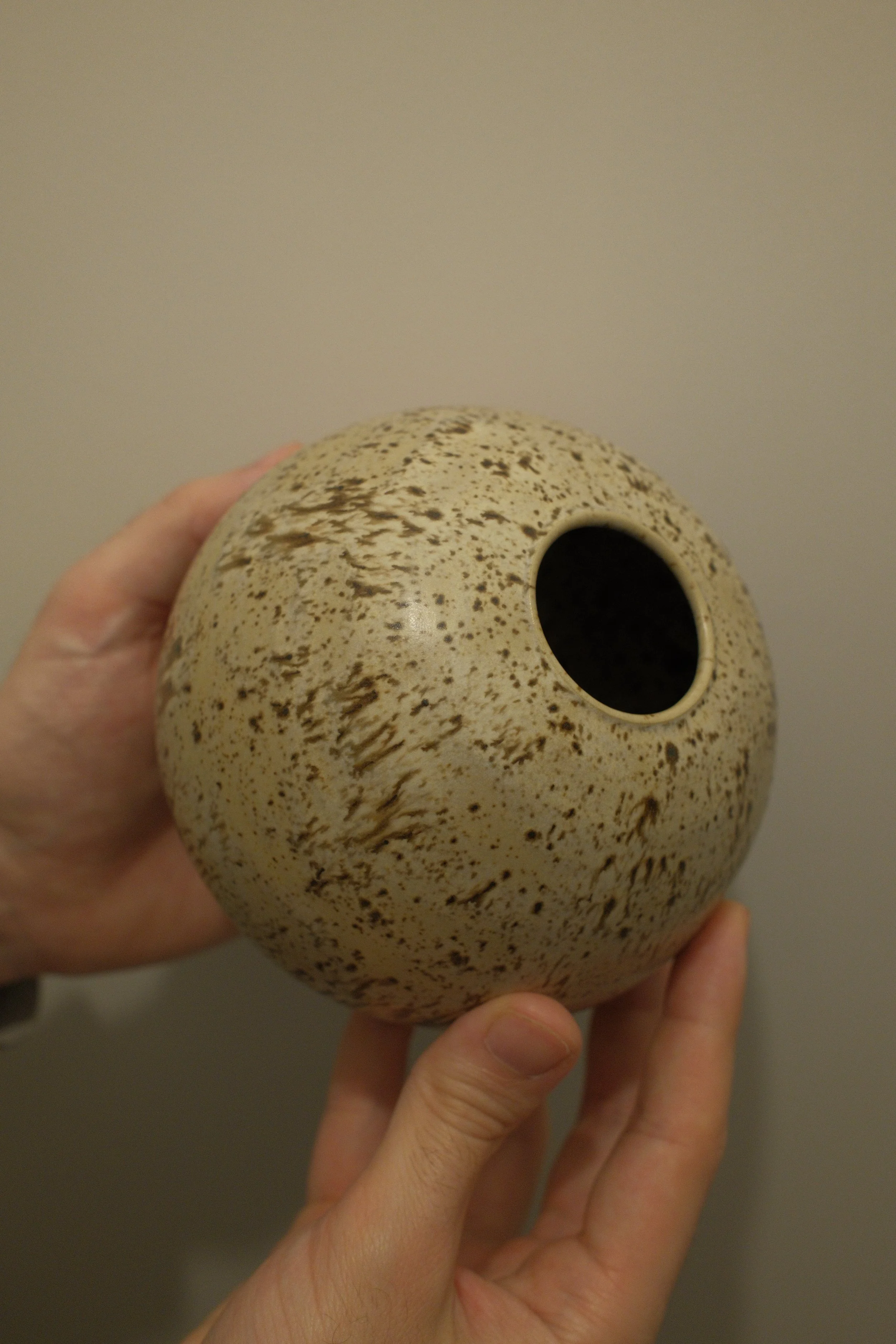 Speckled Globe Vase No. 80