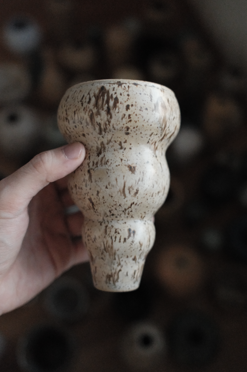 Speckled Cascade Vase No. 77