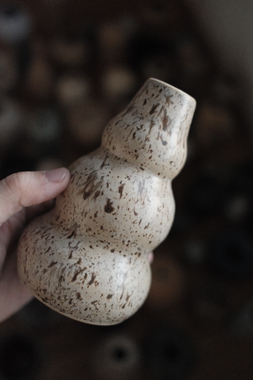 Sculpted Speckle Vase No. 79