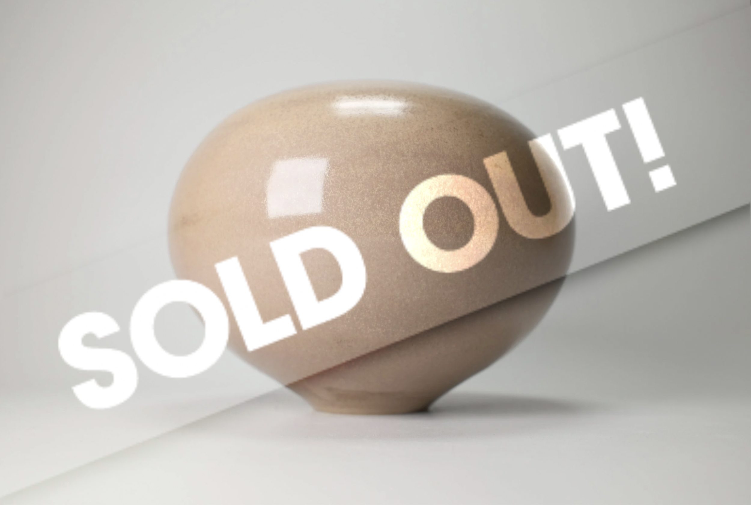 Low Pebble Bottle with Tiny Mouth No. 13