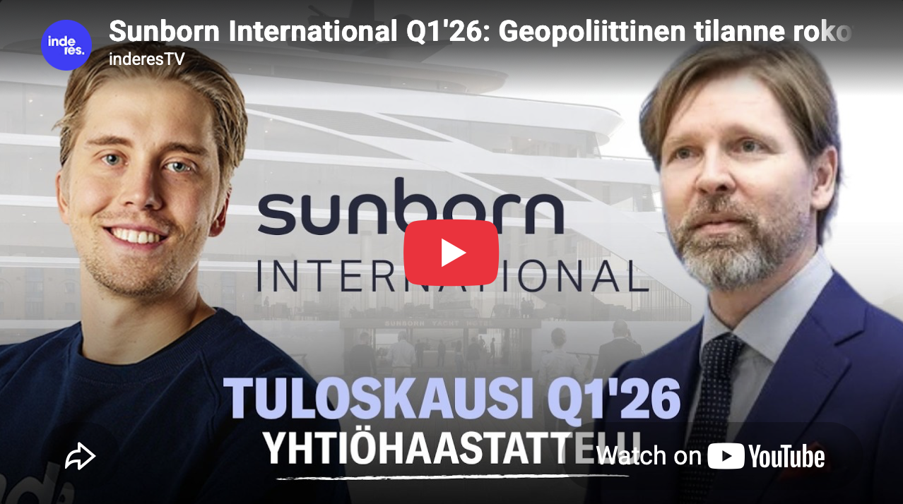 Sunborn International Q1'26: Geopoliittinen tilanne rokotti Gibraltarin kannattavuutta (eng.)