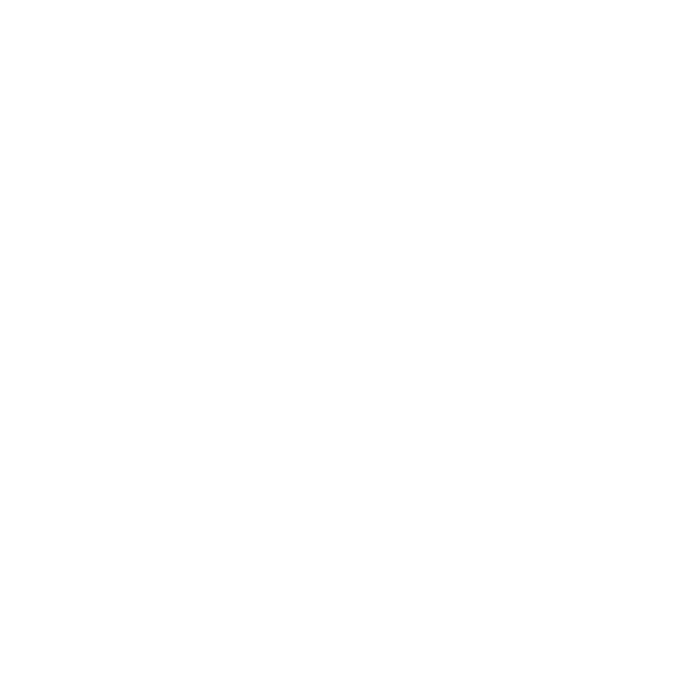 A black background with a white geometric design consisting of interconnected hexagons surrounding a central cube.
