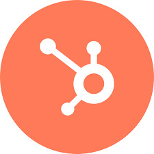 Chemical structure icon with a central circle connected to three smaller circles with lines, on an orange background.