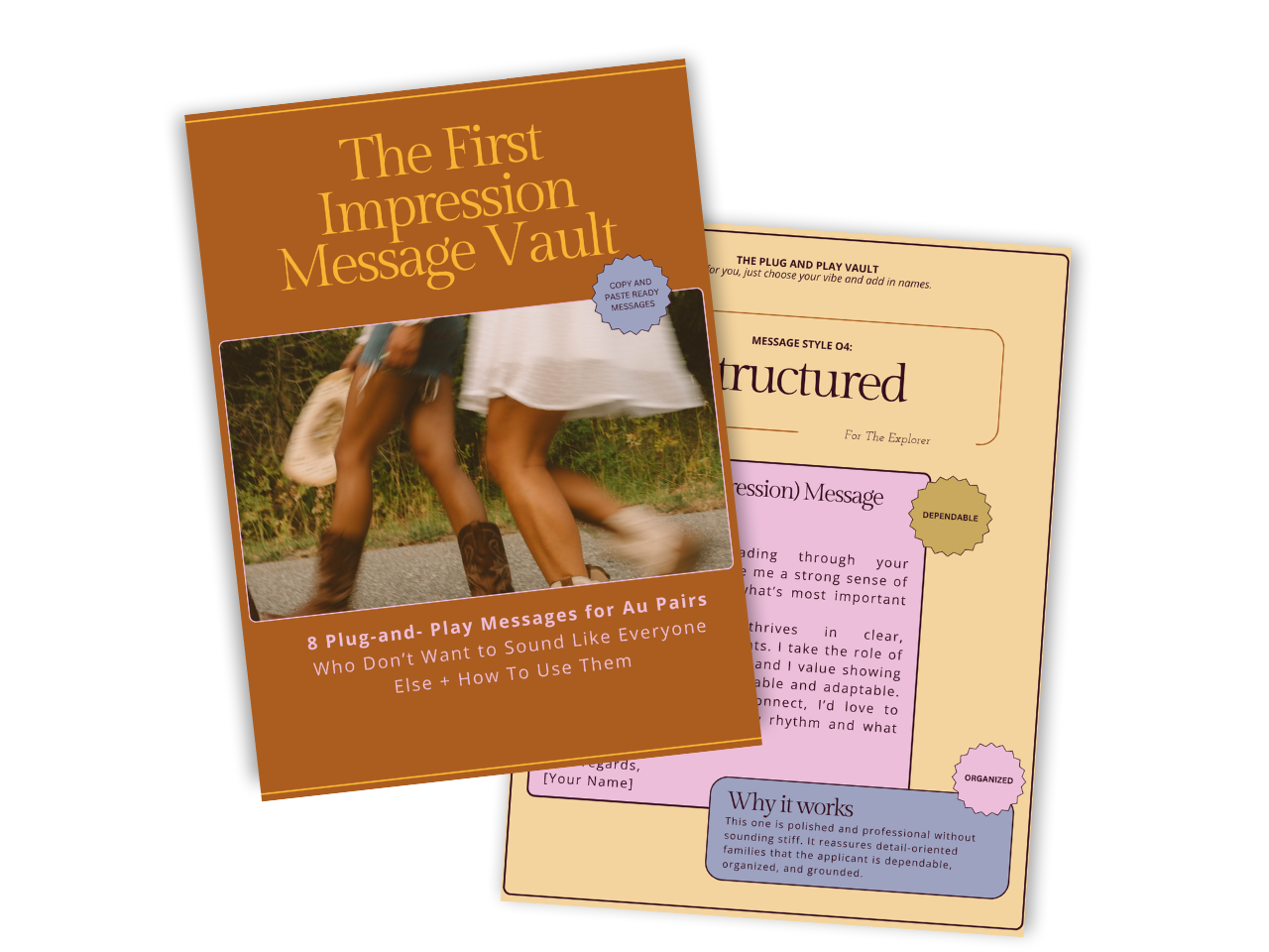 First Message Vault — First Impression Au Pairs