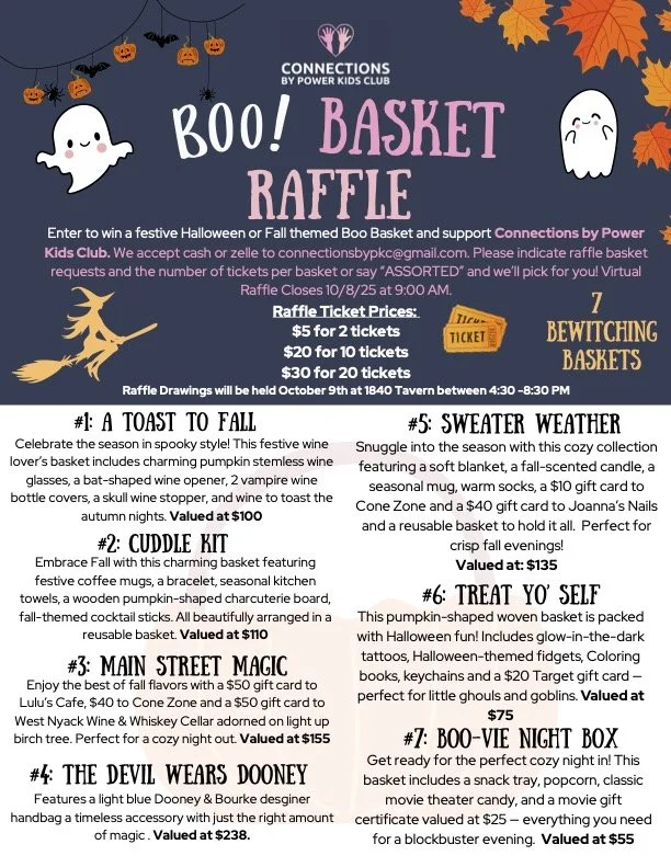 Boo Basket Raffle 2025 – Win Fall & Halloween Gift Baskets — Power Kids ...